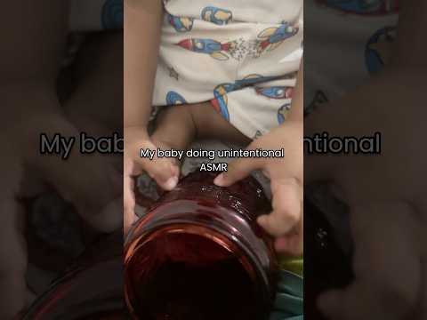 My baby doing unintentional asmr 😩😍♥️ #asmrshorts