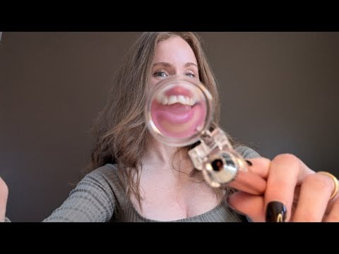 Oral Exam 👄 | Gloves, Soft-Spoken to Whisper ASMR