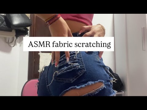 ASMR RASCANDO ROPA-FABRIC SCRATCHING ⚡️