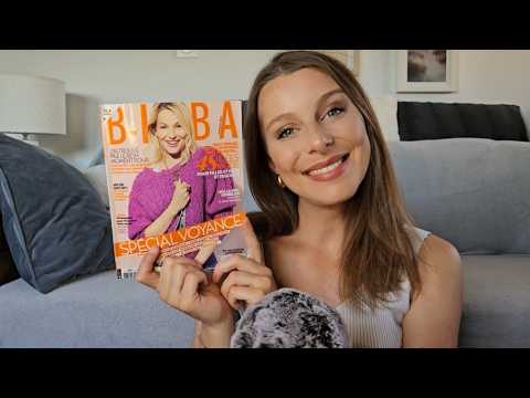 ASMR - On regarde et on commente un magazine ensemble 😎 (chuchotements intenses ✨)