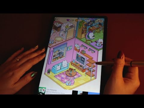 ASMR Gameplay / Montagem de cenários fofos e um pouco de ☔️ *Vs