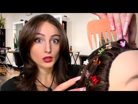 ASMR 🇮🇹 Your New Jersey Italian Aunt Does Lice Check & Picks Bugs Out of Your Hair Roleplay