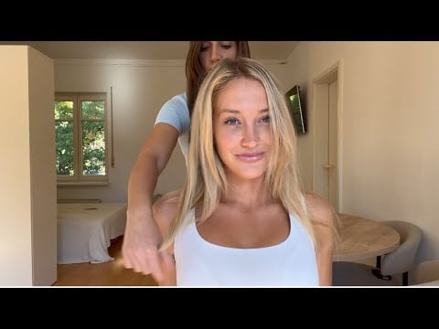 ASMR my Bestie gives me tingles || her first time trying asmr