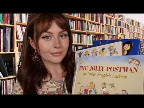 ASMR Librarian Roleplay -  Checking Out Books Typing Page Turning