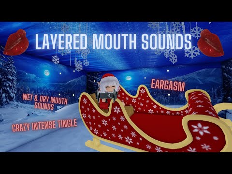 Roblox ASMR 🌪100% sensitivity layered mouth sounds🌪