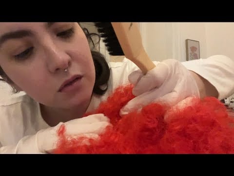 Asmr | tirando piolho e finalizando seu cabelo