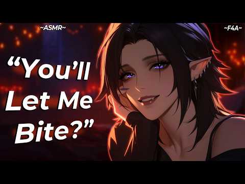 Your Goth Roommate is a VAMPIRE?! 😱| Bites & Cuddles | ASMR Roleplay | F4A