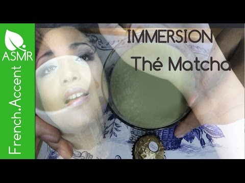 [asmr français] Thé Matcha immersion asmr binaural pour mieux dormir [french accent asmr]
