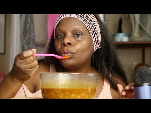 Chili Beans ASMR Eating Sounds (Where Is The Rent Money)