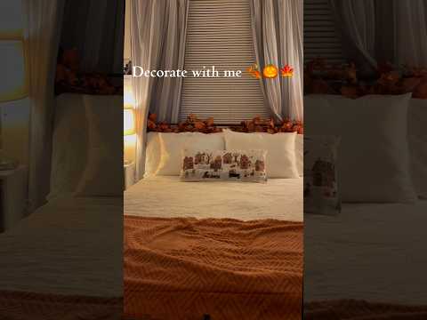 Asmr decorate with me 🎃🍂 #fall #asmr #decoration #organizing