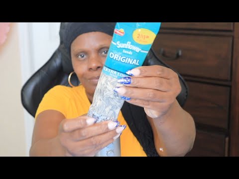 ASMR Eat Sunflower Seeds Sounds