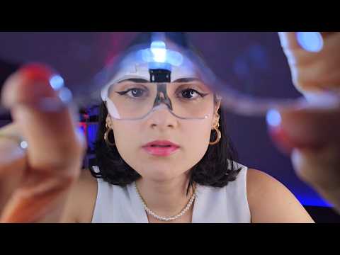 ASMR EXAME DE VISTA COMPLETO COM OFTALMOLOGISTA| Roleplay médico