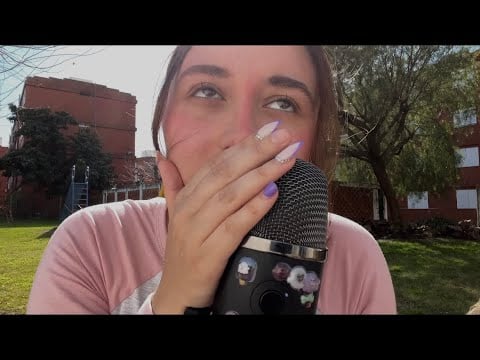ASMR mouth sounds cerca del mic, visuales susurros 🌹