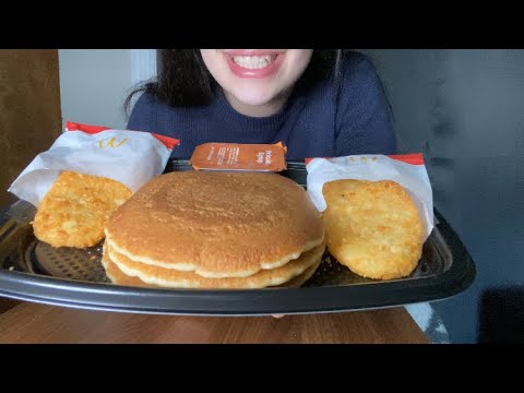 MCDONALD’S BREAKFAST ASMR *HOT CAKES AND HASH BROWNS*