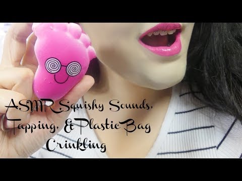 ASMR Squishy Sounds, Tapping Crinkle Plastic Bag - 3DIO BINAURAL