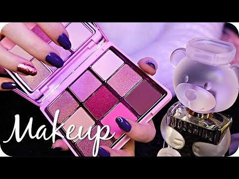 ASMR Tingly Makeup Unboxing 💅 Crinkles, Whispering, Tapping, Lid Sounds, Eyeshadow, Nail Polish +