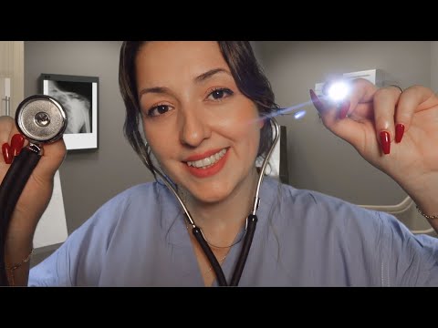 ASMR ● Acil Doktoru Seni Muayene Ediyor & Uykuya Hazırlıyor ● Roleplay Türkçe ASMR