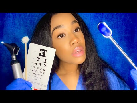 ASMR Fast & Aggressive Cranial Nerve Exam Role-play 🩺 Medical Exam ASMR 🩺