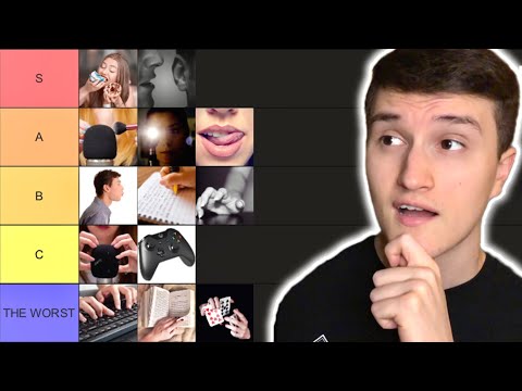 ASMRtist Tier Lists The BEST ASMR Triggers ✂️🗣️
