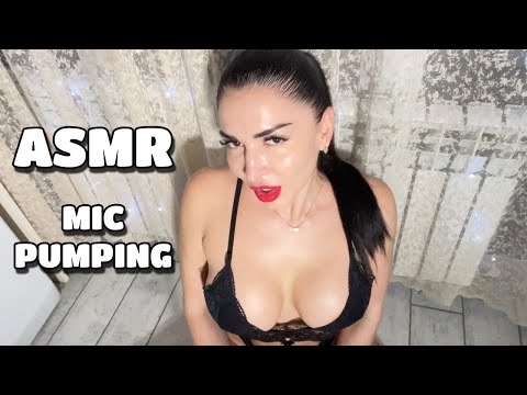 ASMR | Fast & Aggressive Mic Pumping & Spit Painting You by Caroline