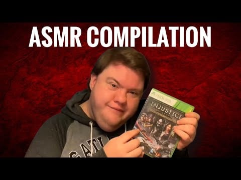 ASMR 30 MINS OF OLD COMPILATION XBOX GAME DISC TAPPING  