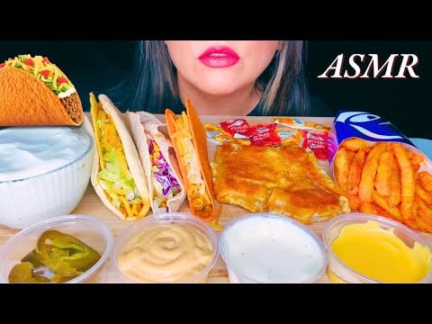 ASMR TACO BELL MUKBANG | Crunchy Eating Sounds