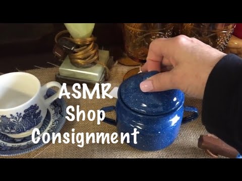 ASMR Shopping/Local consignment shop/Crinkles/lids etc. (No talking)