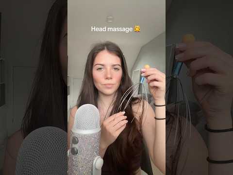 Head massage 💆  #asmr #ASMR #personalattention #sleep #relax #whispers #asmrchallenge #asmrtiktok