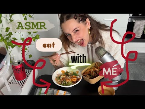 ASMR | Mukbang (German) - Mouth Sounds, Ramble & Tingles 🍡🍣🥢
