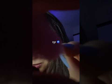 ASMR Eye Cleaning 👁️✨ Toques na Tela Para Relaxar e Dormir #shorts #shortsasmr