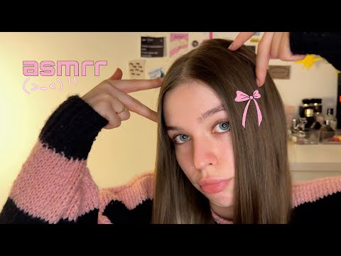 АСМР кошачьи звуки рта ≽^- ˕ -^≼ мяуканье,вылизывание лапок и ушек