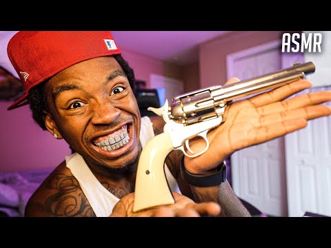 ASMR | **INSANE GUN SOUNDS**  For SLEEP And Relaxation Whispers , Tapping . Soothing Triggers Etc..