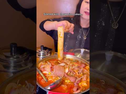 When the $800 budae jjigae is too small… #food #eating #mukbang