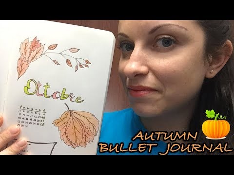 ASMR ITA 🎃 34MINUTI! AUTUMN BULLET JOURNAL OCTOBER