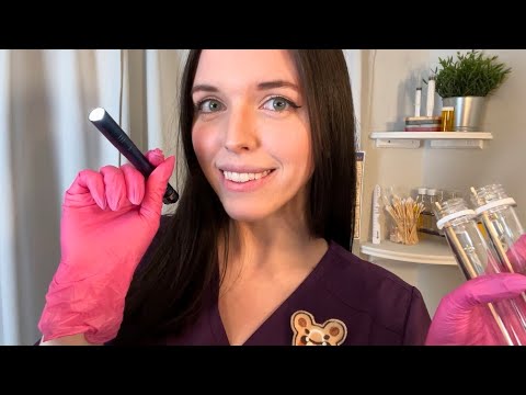 ASMR | Medical Exam Roleplay (Ear, Eye, Skin & Scalp Check) for SLEEP