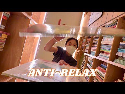ANTI-RELAX ASMR 😵‍💫 RANDOM BOOKSTORE TRIGGERS