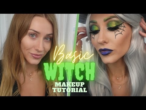 ASMR 💚 *Basic Witch* Makeup Tutorial 🧙‍♀️✨️