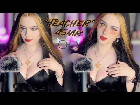 ASMR | Your teacher girlfriend 🤓 Cosplay Role Play 👓