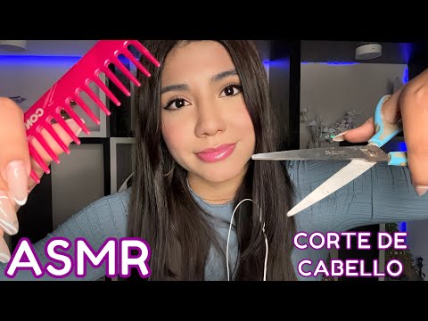 ASMR ESPAÑOL / CORTE DE CABELLO IMPREDECIBLE E INTENSO / roleplay peluquería y spa