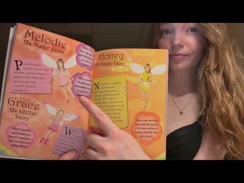 ASMR-🌈Reading the Rainbow Magic Ultimate Fairy Guide!🧚🏻‍♀️📚🌈