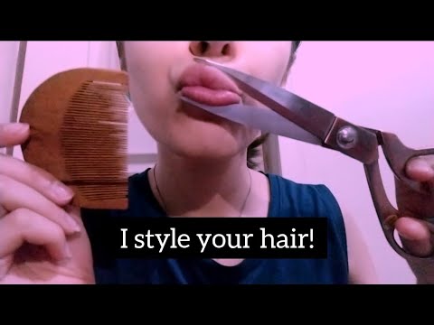 ASMR. Real scissors or imaginary scissors?✂️✂️