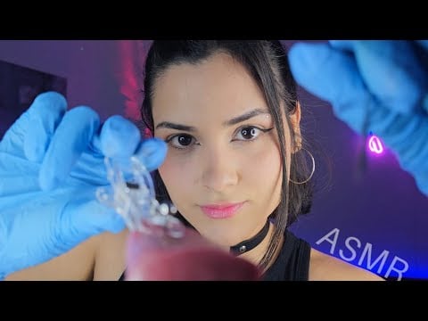 ASMR PIERCING EM VOCÊ com muita fala suave