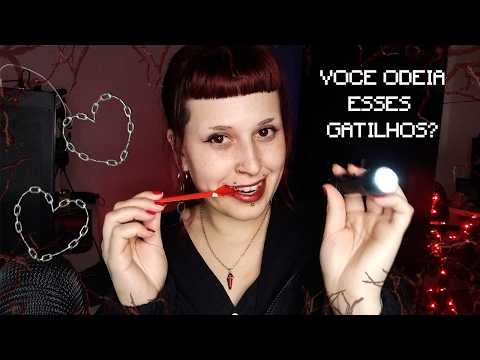 GATILHOS do ASMR que TODO MUNDO ODEIA! 😡 (mas eu gosto)