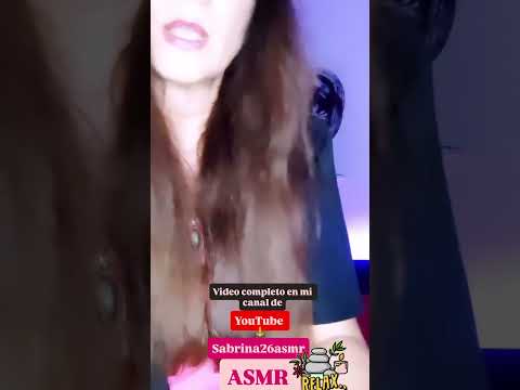Te peino tu cabello ASMR relajante 😌 video completo en mi canal Sabrina26asmr 🥰 #asmr #relax