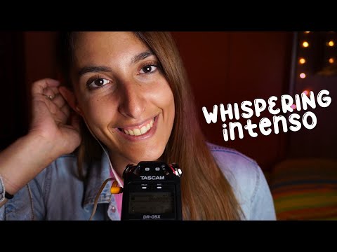 WHISPERING INTENSO SUPER RILASSANTE | TASCAM 💖 ASMR ITA