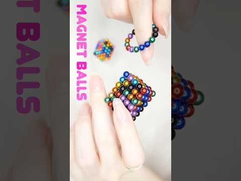 #asmr Satisfying Magnet Balls #shorts #asmrshorts #satisfying
