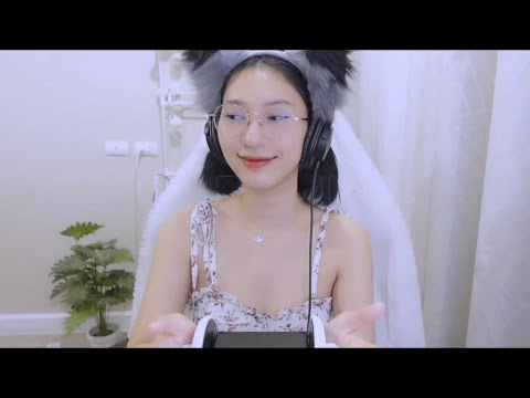 ASMR Oil Ear Massage 3Dio Sounds 🧴 - RAINIE ASMR