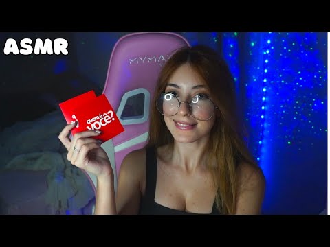 ASMR | Te fazendo perguntas PESSOAIS, quero te conhecer melhor !