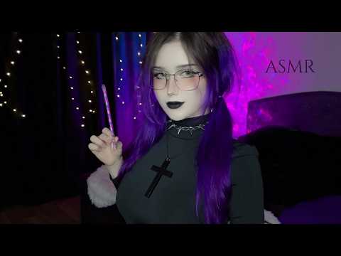 ⋅ ♰ shy flirty goth student ASMR ♰ ⋅