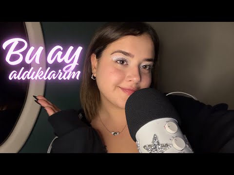 Türkçe Asmr - Bu Ay Aldıklarımı İnceleyelim